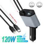 Chargeur Voiture Rapide 120 W 4 en 1 - Image 3