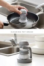 Brosse de Nettoyage pour Cuisine avec Distributeur de Savon - Image 6