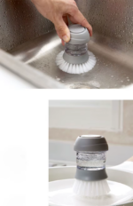 Brosse de Nettoyage pour Cuisine avec Distributeur de Savon - Image 2