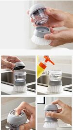Brosse de Nettoyage pour Cuisine avec Distributeur de Savon - Image 3