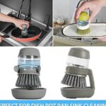 Brosse de Nettoyage pour Cuisine avec Distributeur de Savon